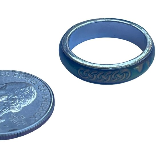 Celtic Knot "Eire" Ring Size 8.5 Stainless Steel Multicolor - Picture 13 of 13